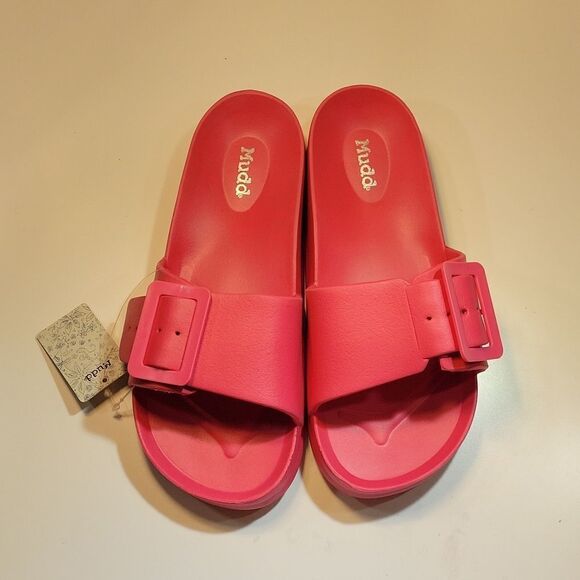 BRAND NEW MUDD ONE STRAP BAND SLIDES OPEN TOE SANDAL - Picture 3 of 15